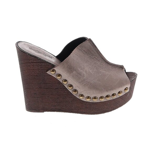 Charles David Made in Italy Peep Toe Wedge - Picture 3 of 8